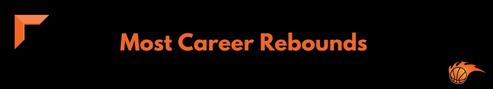 Most Career Rebounds 